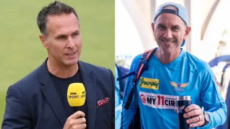 Michael Vaughan Questions Justin Langer’s Future at LSG After IPL 2026 Debacle