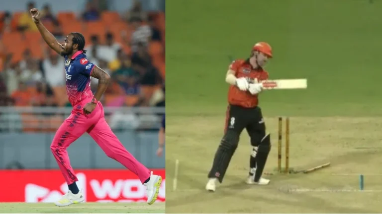 Jofra Archer castles Travis Head in the Eliminator of IPL 2026 – IPL 2026 Eliminator: Jofra Archer Castles Travis Head as Rajasthan Royals Take Control